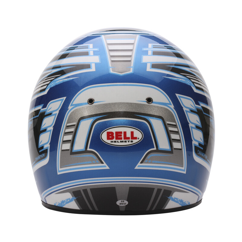Casque Bell Karting KC7-CMR Anthracite / Bleu Champion